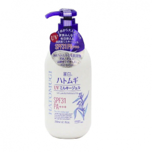 sữa dưỡng thể hatomugi ban đêm review - 250ml - màu trắng