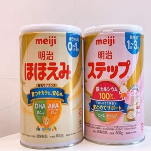 sữa meiji cho bé 1 tuổi - 800g - dạng lon